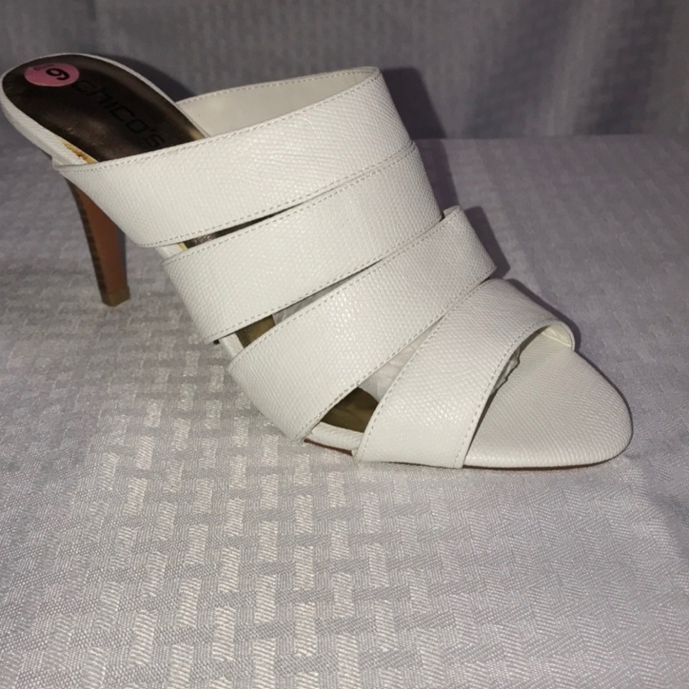 Chicos size 9 white shoes